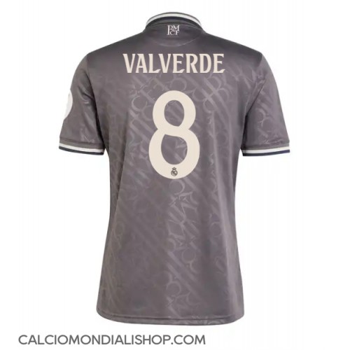 Maglie da calcio Real Madrid Federico Valverde #8 Terza Maglia 2024-25 Manica Corta